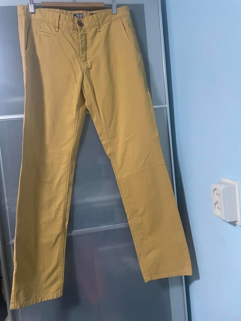 State of Art Chino Broek - Geel/Oker - Maat W33, Ophalen of Verzenden, Zo goed als nieuw, Maat 48/50 (M), Geel