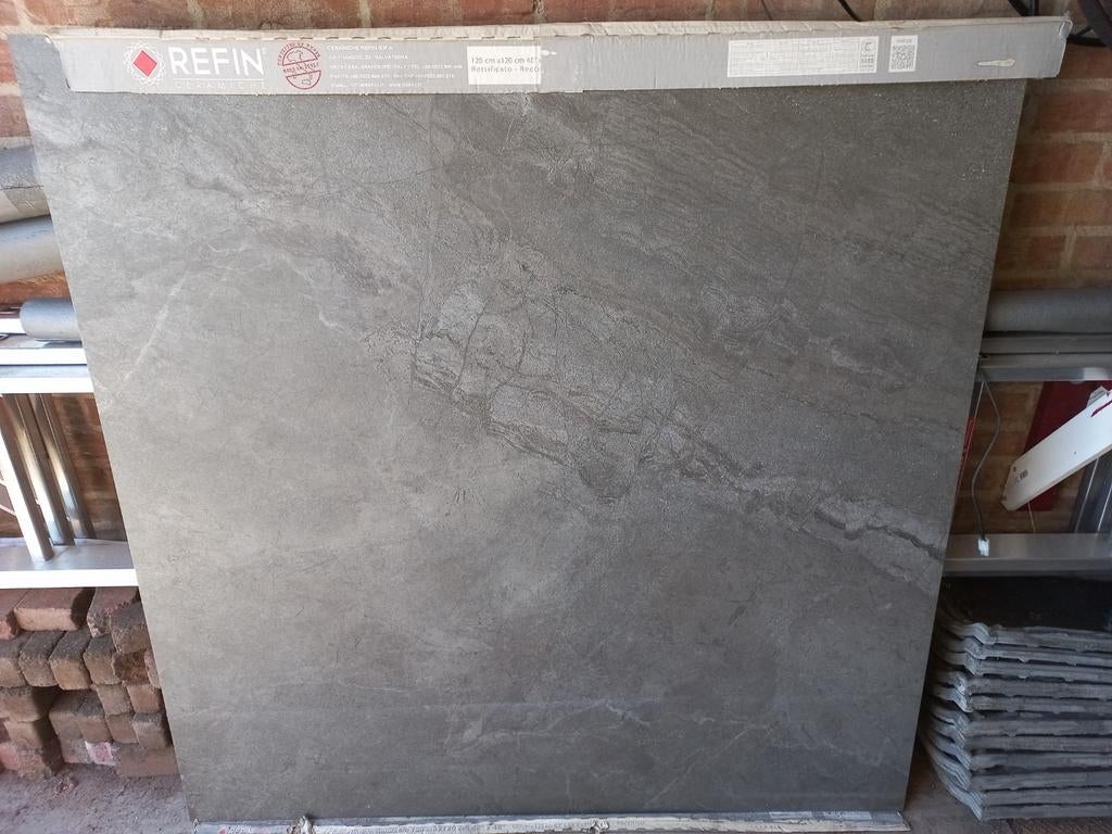 Nieuwe vloertegel 120x120 cm - Refin Keramiek, Ophalen, 60 cm of meer, Nieuw, Minder dan 5 m²