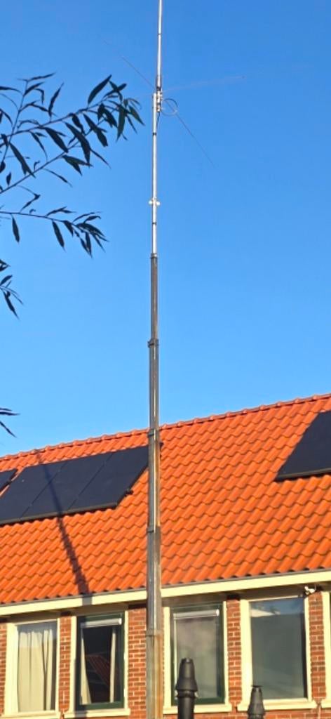 Kokermast / schuifmast met topbuis, Ophalen, Gebruikt, Mast