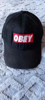 Zwarte Obey pet, Ophalen of Verzenden, Nieuw, One size fits all