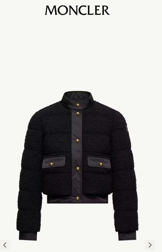 Moncler Dames Jas, Maat 38/40 (M), Zwart, Moncler, Nieuw