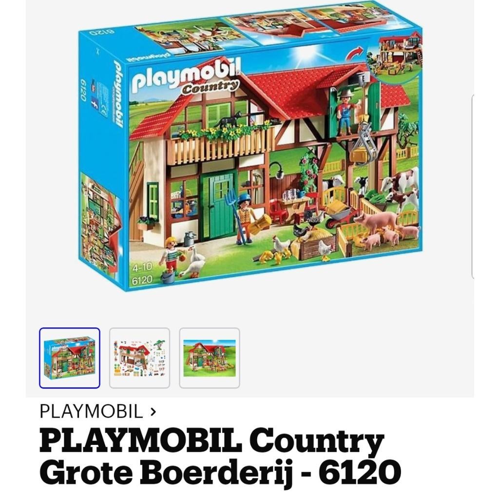 Playmobil Boerderij 6120, Ophalen of Verzenden, Gebruikt, Complete set