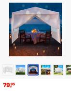 Omni Garden Witte Partytent met Zijwanden - Nieuw, Opvouwbaar, Partytent, Omni Garden, Nieuw