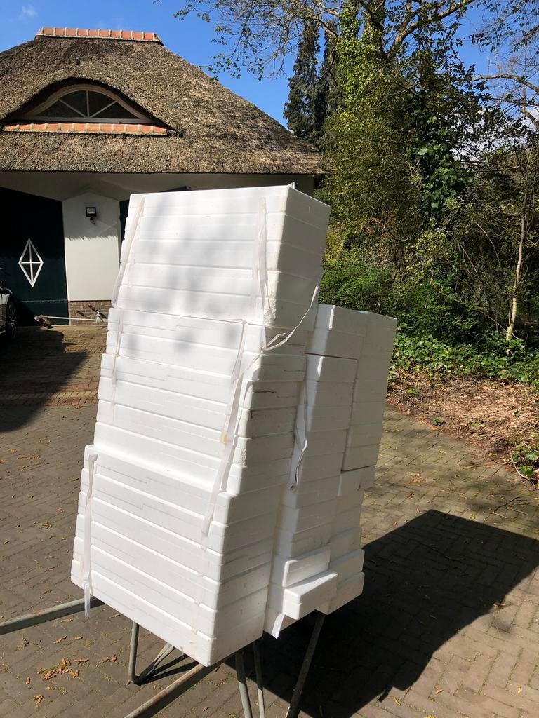Gratis tempex zalmdozen, perfect isolatiemateriaal!, Doe-het-zelf en Verbouw, Isolatie en Afdichting, Ophalen, Zo goed als nieuw