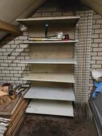 Partij magazijn / winkel stelling +/- 13meter Stellingkasten, Ophalen