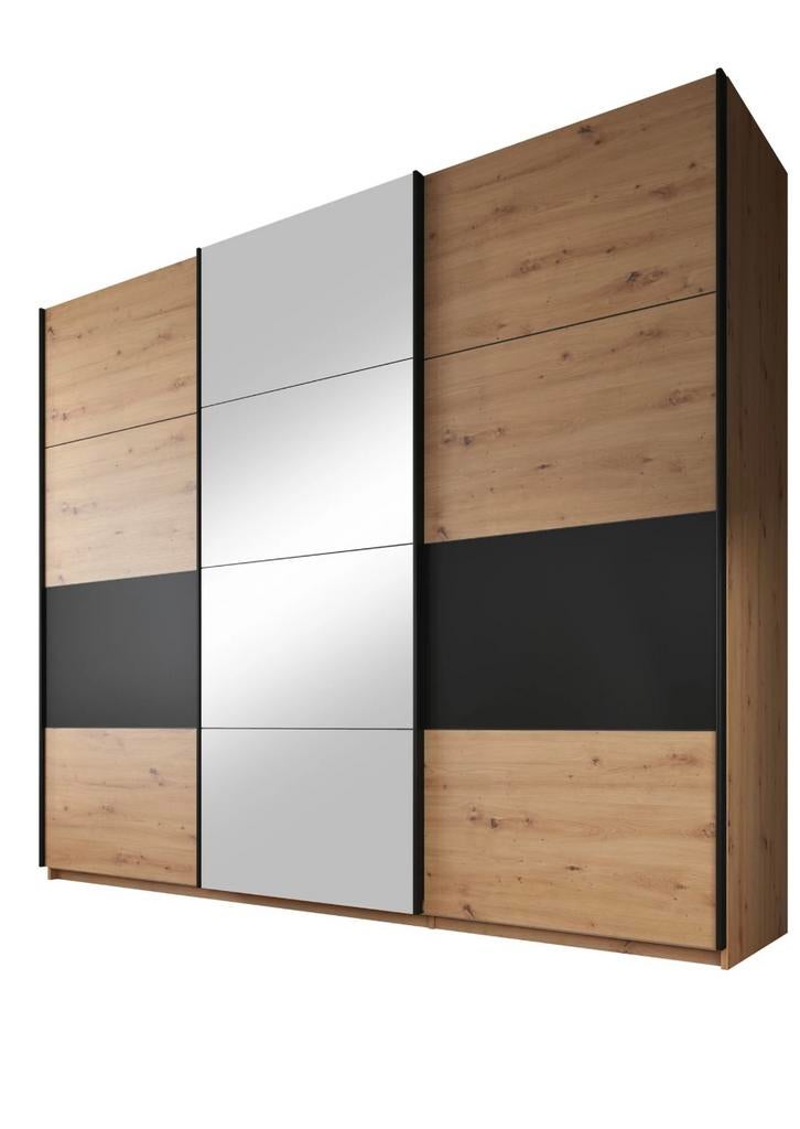 Kledingkast Saturn, Huis en Inrichting, Ophalen, Met deur(en), 200 cm of meer, Eikenhout