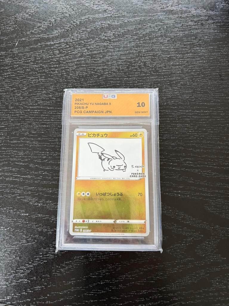 PIKACHU YU NAGABA X GEM MINT 10, Ophalen of Verzenden, Zo goed als nieuw