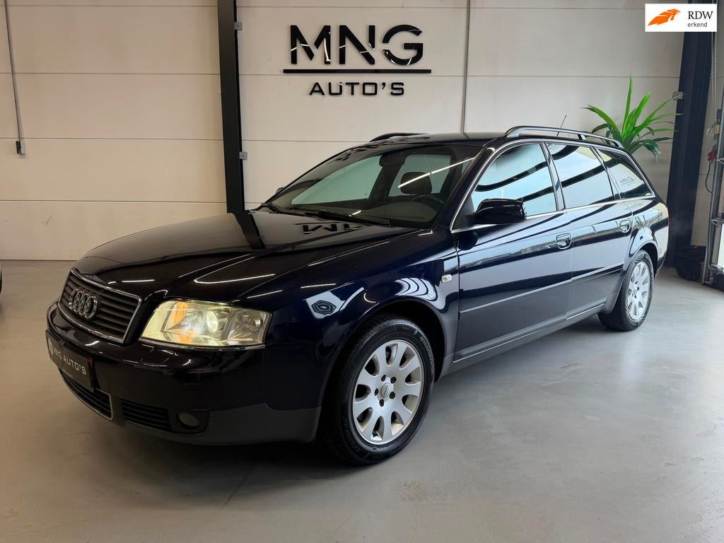 Audi A6 Avant 2.4 Exclusive MT|AUT|StoelVw.|Trekh.|, Auto's, Stof, Gebruikt, Blauw, 170 pk