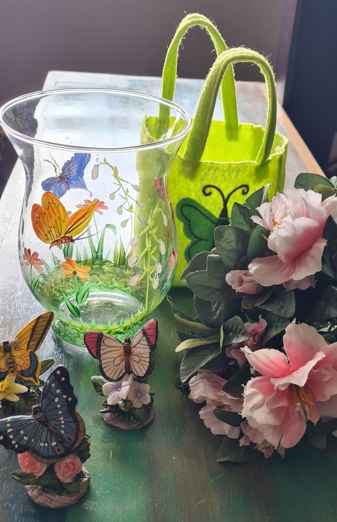 Vlinder spulletjes, Ophalen