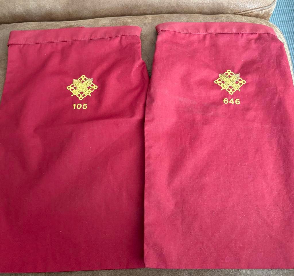 2 Nederlandsche militairen Halsdoeken Intendance, Verzamelen, Ophalen of Verzenden, Landmacht, Nederland, Foto of Poster