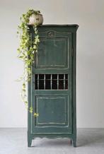 🏷OPRUIMING Vintage Queen Anne eendeurskast brocante kast, Ophalen of Verzenden