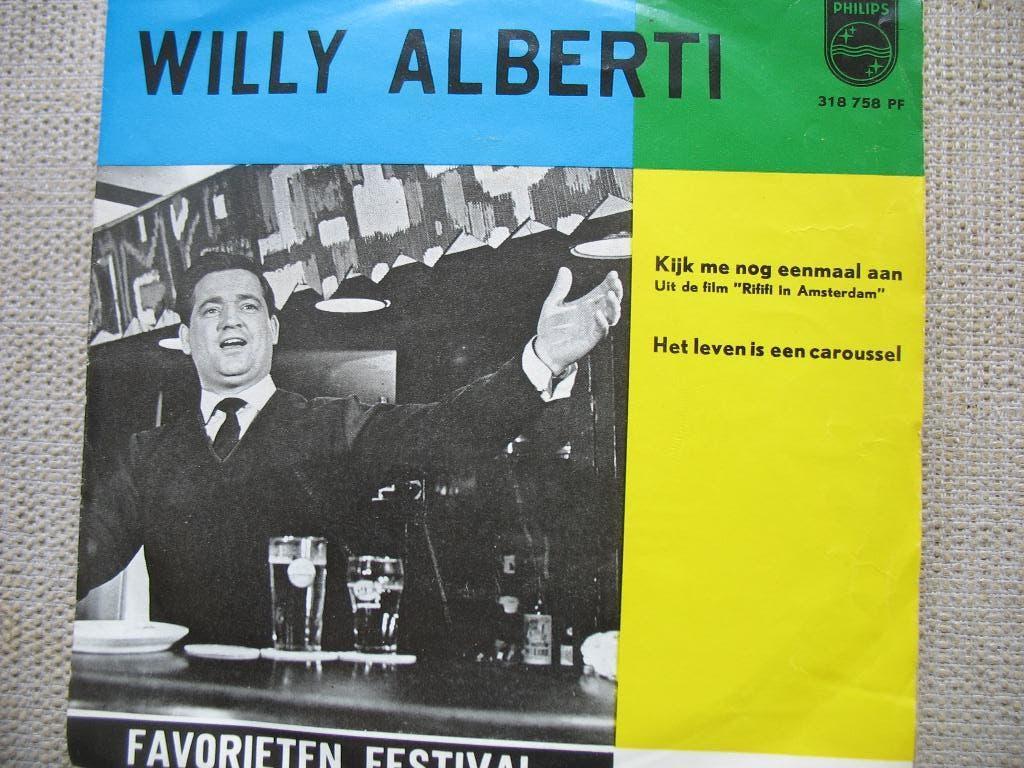 Willy Alberti - Kijk me nog eenmaal aan, Gebruikt, 7 inch, Single, Ophalen of Verzenden