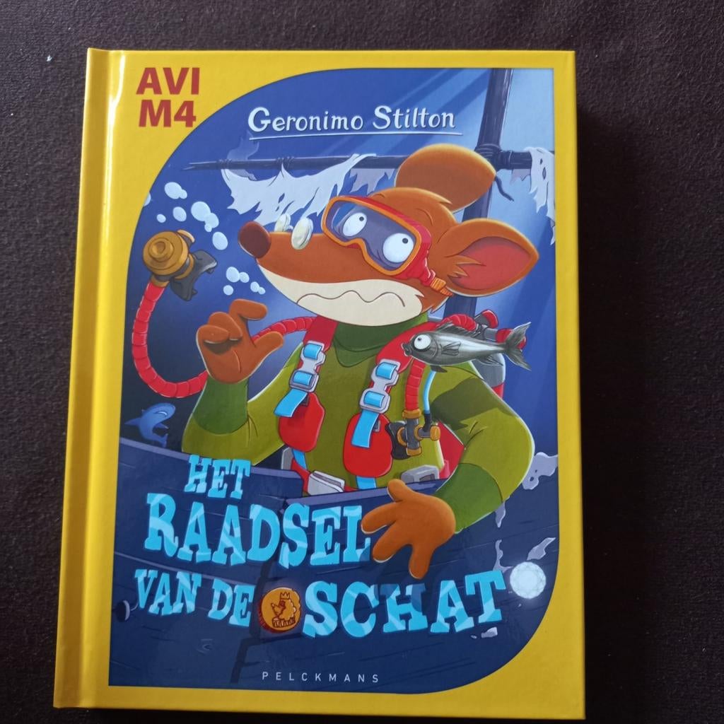 Geronimo Stilton - Het Raadsel van de Schat (AVI M4), Boeken, Ophalen, Nieuw