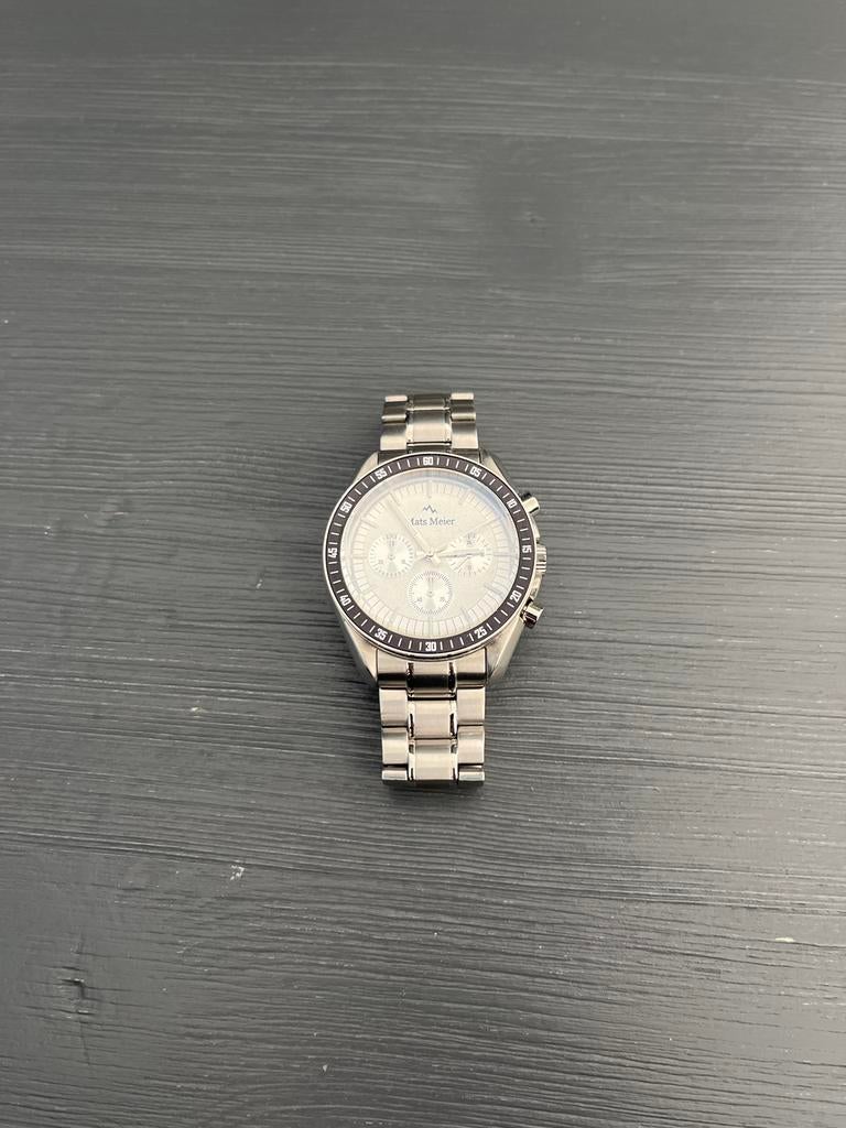 Mats Meier horloge, Overige merken, Staal, Polshorloge, Ophalen of Verzenden