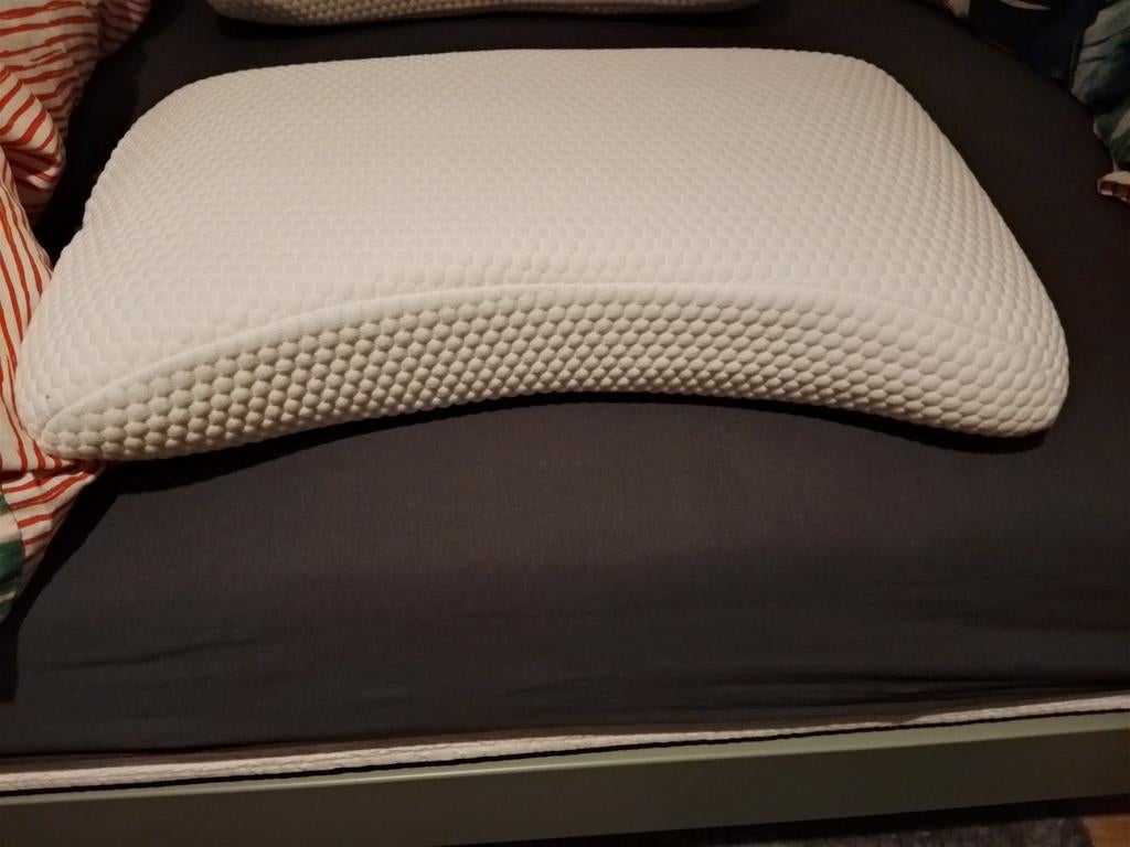 Visco Contour Hoofdkussen small, Ophalen, Eenpersoons, Wit, Nieuw