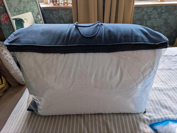 Nieuw! Dekbed en twee hoofdkussens, Huis en Inrichting, Slaapkamer | Beddengoed, Nieuw, Deken of Dekbed, Tweepersoons, Wit, Ophalen