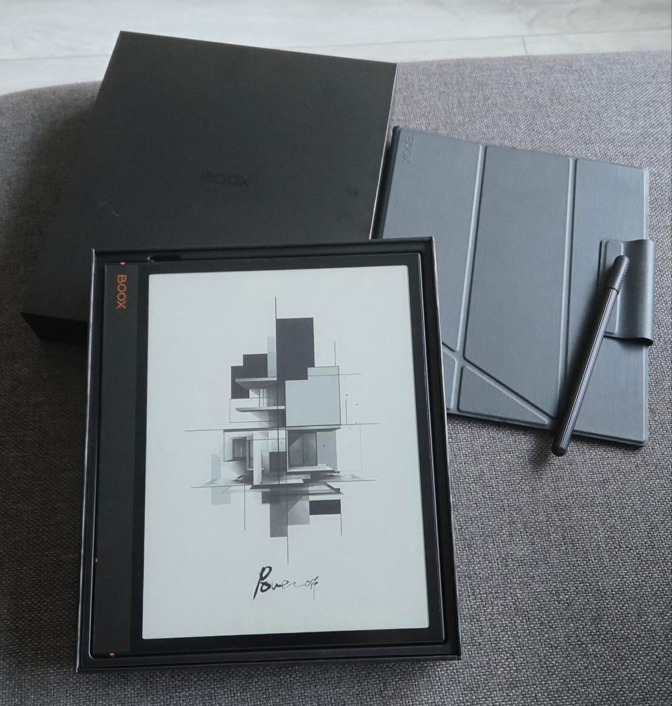 Boox Note Air3 C e-reader/tekentablet met accessoires, Boox, Bluetooth, Ophalen of Verzenden, Zo goed als nieuw