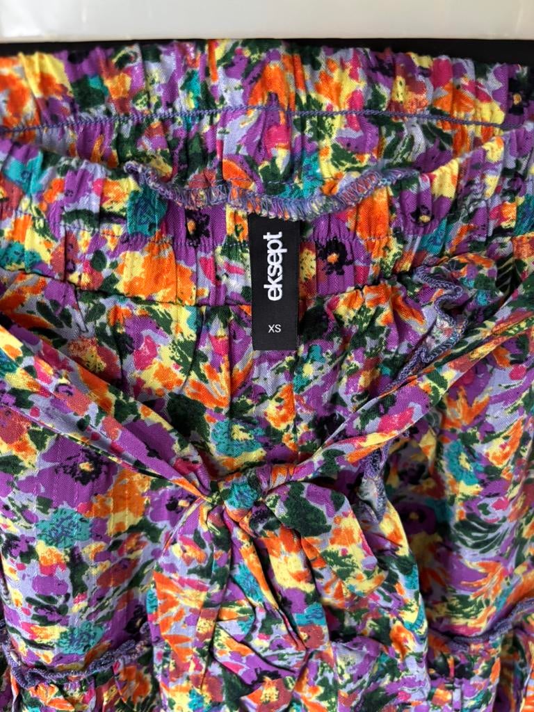 Shoeby Eksept gebloemd strokenrokje maat XS, Overige kleuren, Ophalen of Verzenden, Zo goed als nieuw, Maat 34 (XS) of kleiner