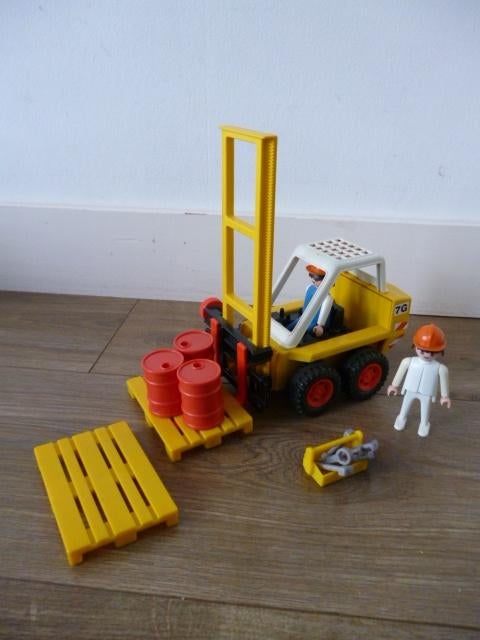 Vintage Playmobil Vorkheftruck 3506, Ophalen of Verzenden, Gebruikt