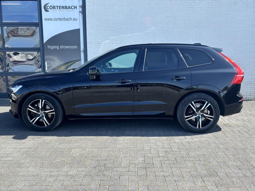 Volvo XC60 2.0 T8 Plug-in hybrid AWD R-Design | Luchtvering, Auto's, Volvo, 12 maanden, Gebruikt, Zwart, Verwarming stoelen achter