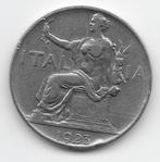Italië 1 lira 1923 KM# 62, Verzenden, Italië, Losse munt