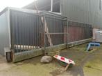 Poort bedrijf, Tuin en Terras, Ophalen, Gebruikt, 200 cm of meer, Schuifpoort