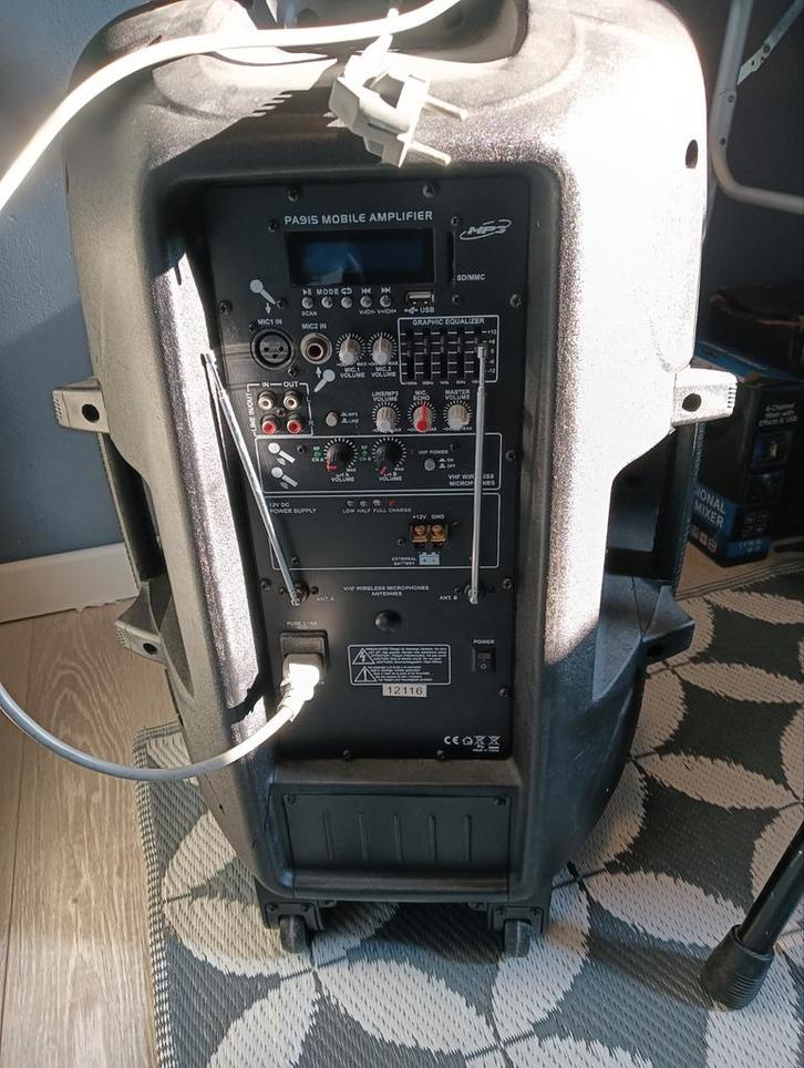 NPS Mobiele Versterker, Muziek en Instrumenten, Dj-sets en Draaitafels, Ophalen of Verzenden