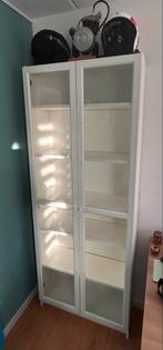 IKEA Billy boekenkast met deuren - Wit, Huis en Inrichting, Kasten | Boekenkasten, Ophalen, Gebruikt, 200 cm of meer, 50 tot 100 cm