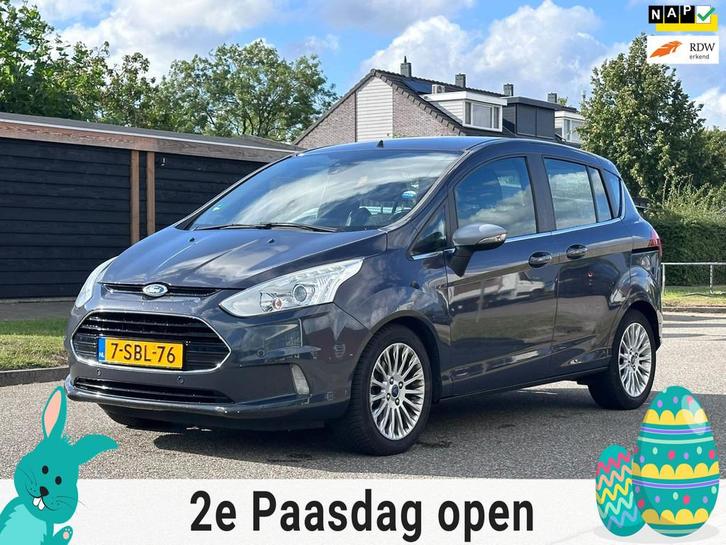 Ford B-Max 1.0 EcoBoost Titanium Navigatie*Cruise*NAP*Clima*, Auto's, Ford, Bedrijf, Te koop, B-Max, ABS, Airbags, Airconditioning