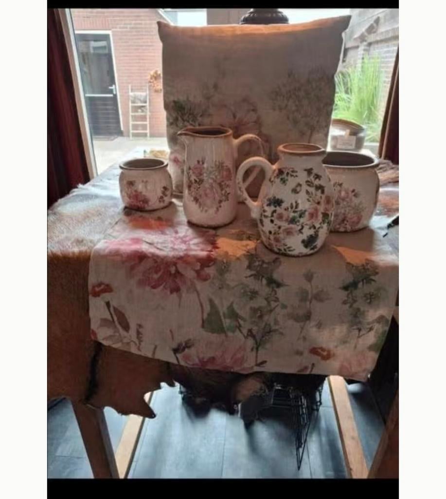 Clarie&eef kannen loberon kussens, Huis en Inrichting, Complete inboedels, Ophalen of Verzenden