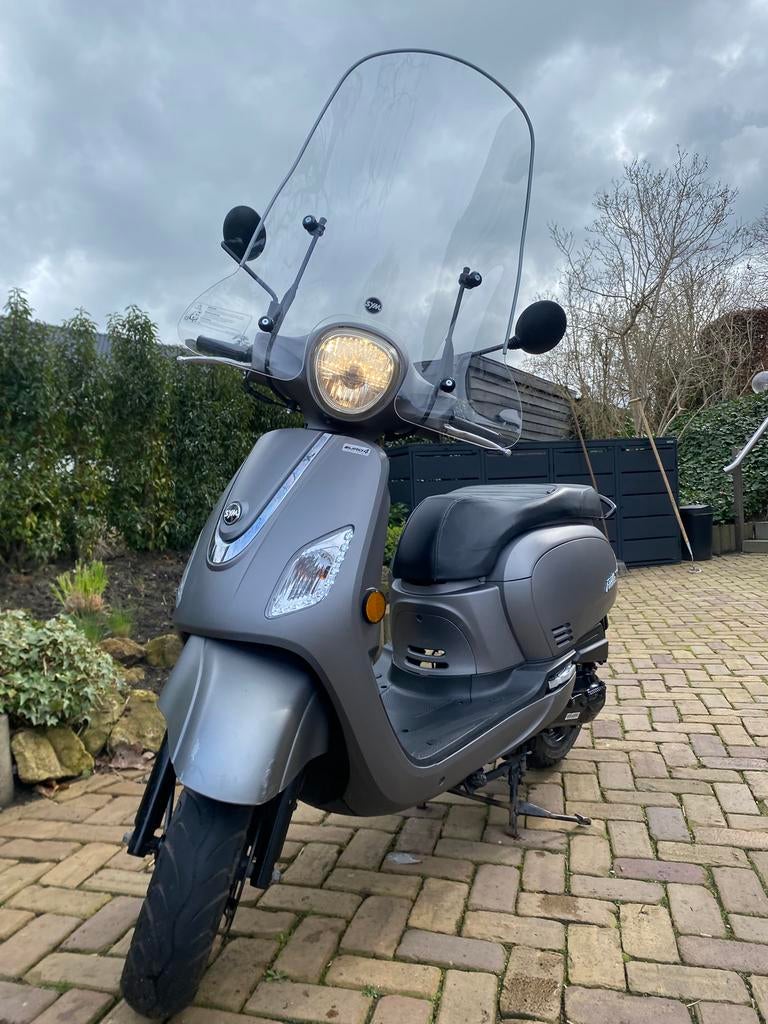 SYM Fiddle III met geelkenteken in goede staat, Ophalen, Gebruikt, Maximaal 45 km/u, Benzine
