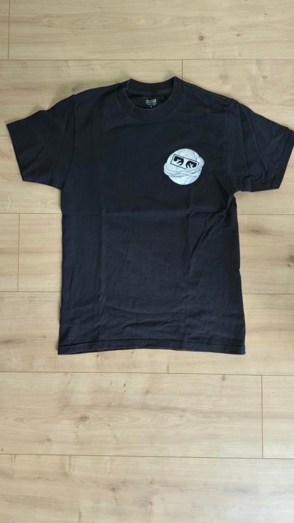 Obey T-shirt Maat S - Zwart met opvallende print, Obey, Zwart, Ophalen of Verzenden, Gedragen