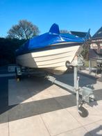 Marfish 450 met Honda 10 pk motor en kanteltrailer, Watersport en Boten, Ophalen, 10 tot 30 pk, Gebruikt, Tot 6 meter