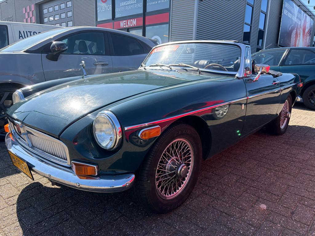 MG B type 1.8 Roadster, Auto's, Achterwielaandrijving, 95 pk, Cabriolet, Leder