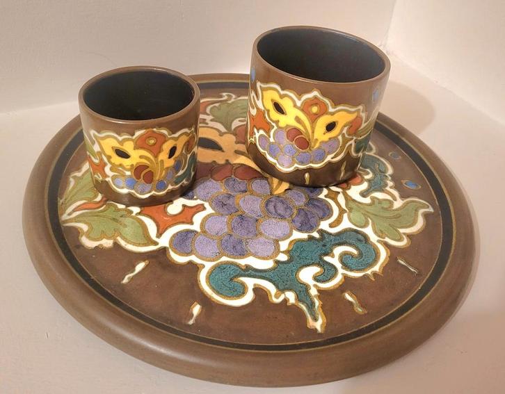 Gouda gouds plateel Princess Ivora, Antiek en Kunst, Antiek | Keramiek en Aardewerk, Ophalen of Verzenden