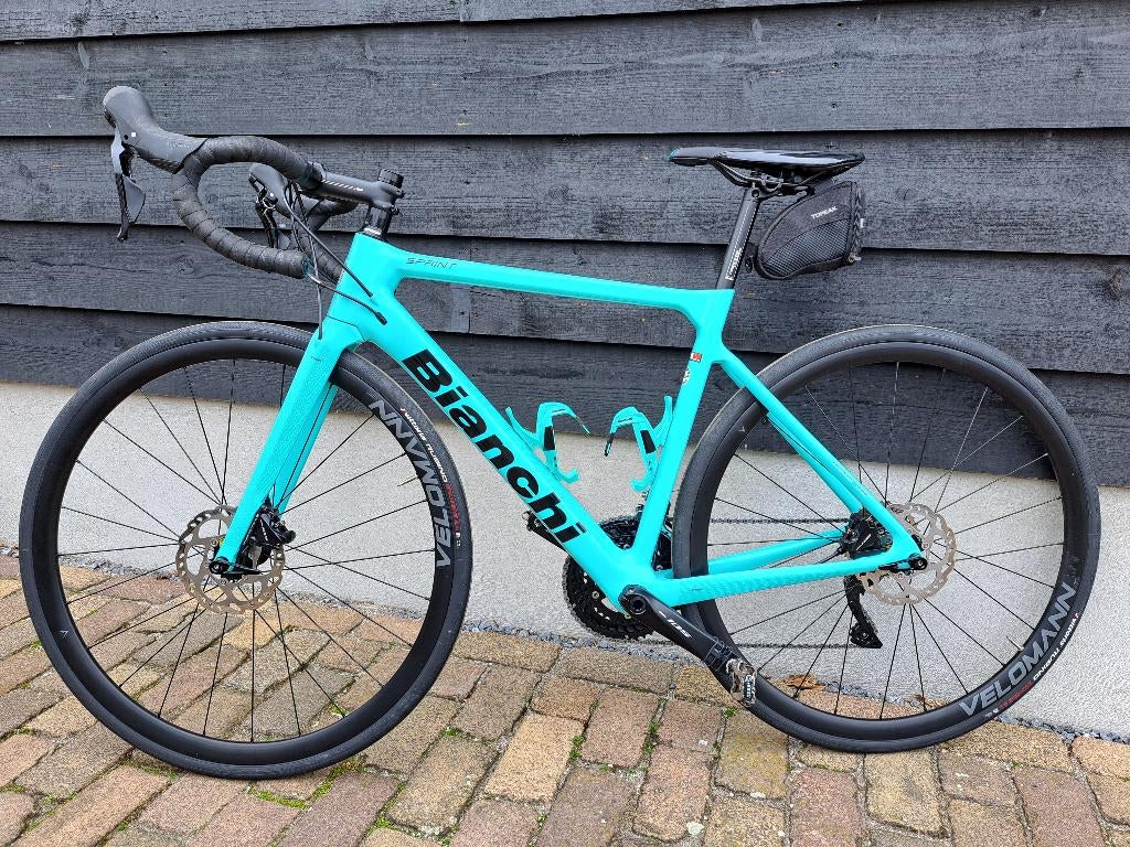 Bianchi Sprint Racefiets, Fietsen en Brommers, Fietsen | Racefietsen, 28 inch, Carbon, 10 tot 15 versnellingen, Zo goed als nieuw