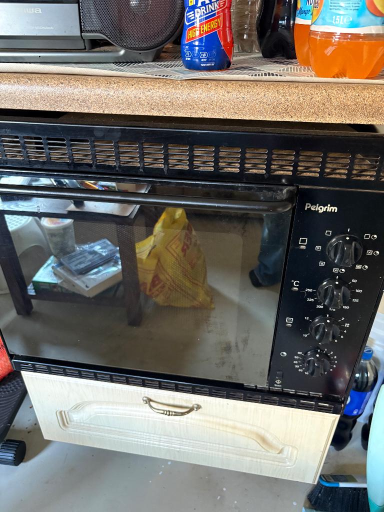 Pelgrim combi-oven – magnetron & oven in één, Witgoed en Apparatuur, Ovens, Gebruikt, Oven met grill, Inbouw, 45 tot 60 cm