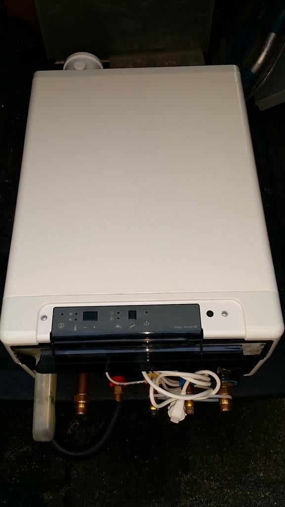 INTERGAS KOMBI KOMPAKT HRE 24-18 A uit 2018, Doe-het-zelf en Verbouw, Verwarming en Radiatoren, Ophalen, Gebruikt, Hoog rendement (Hr)