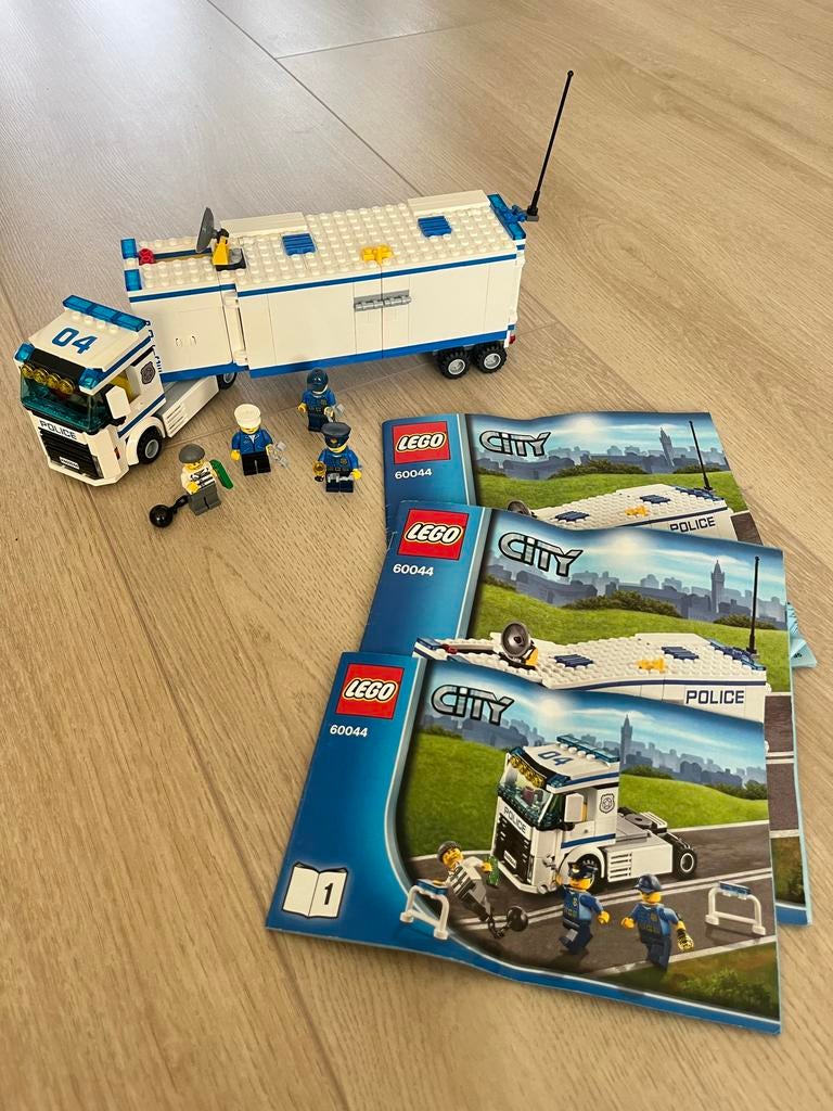 Lego City Politie Vrachtwagen Set 60044 - Compleet, Ophalen of Verzenden, Zo goed als nieuw, Complete set, Lego