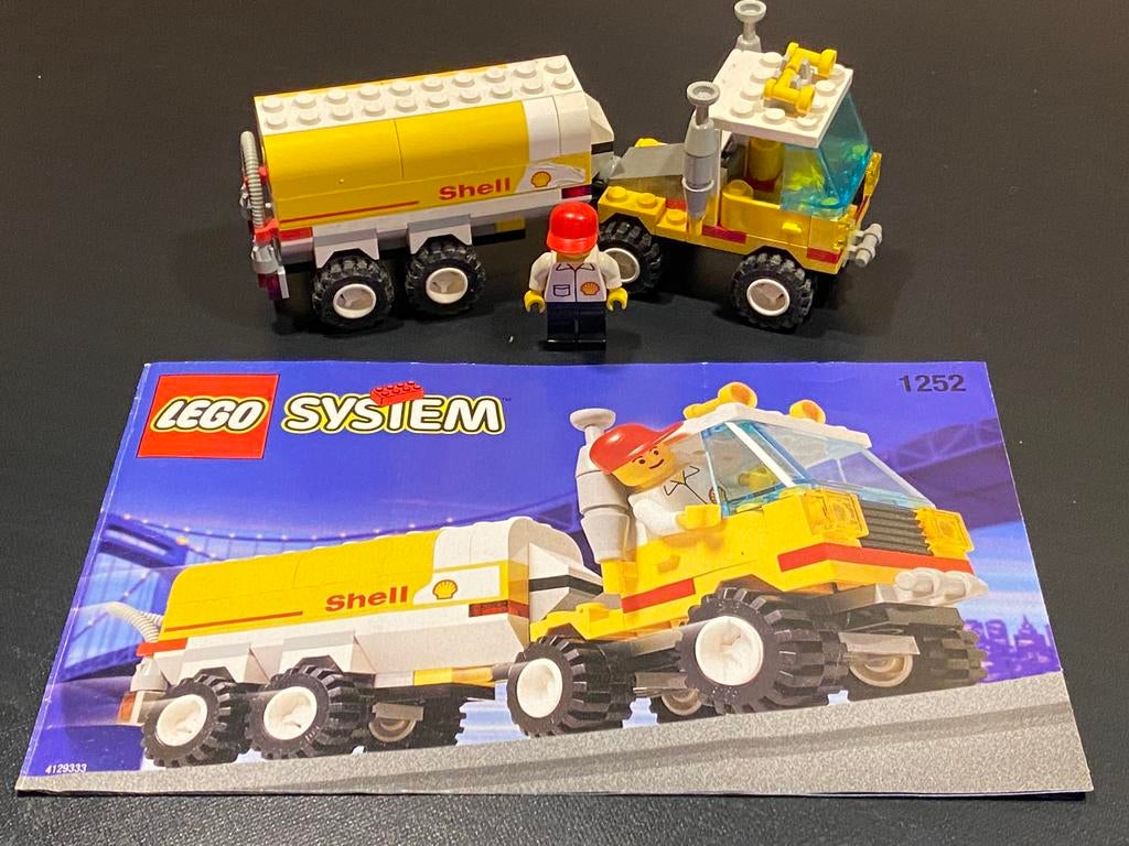 Lego Shell Tankwagen met minifiguur, Ophalen of Verzenden, Zo goed als nieuw
