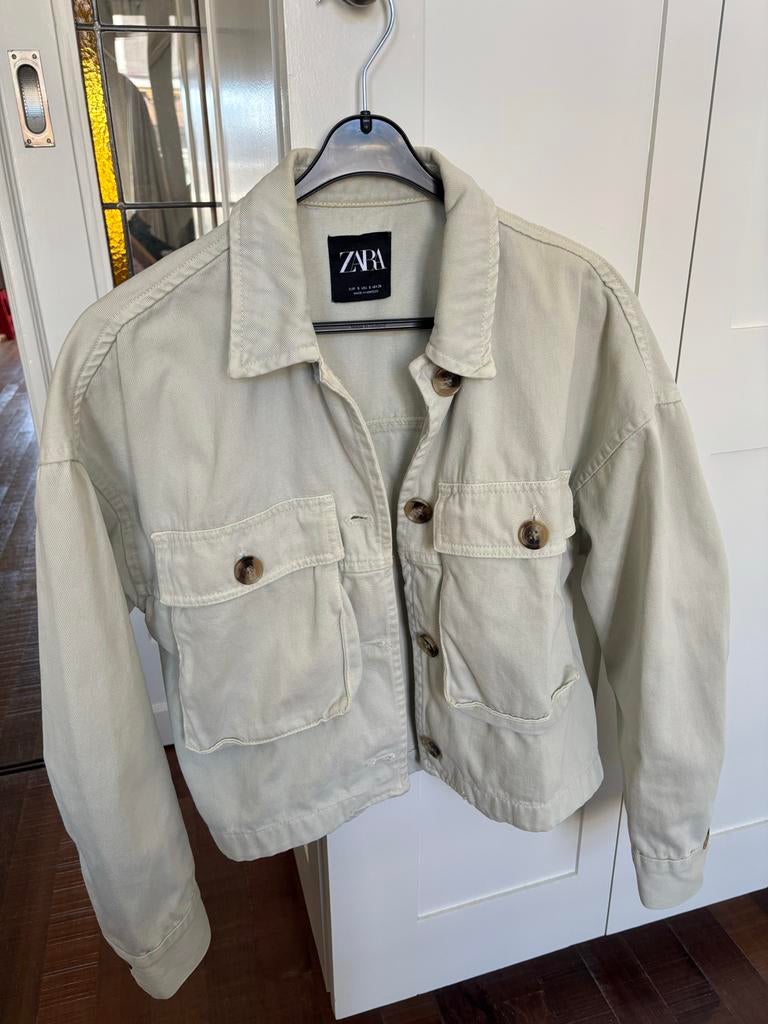 Zara Lindegroen Blazer Maat S, Kleding | Dames, Jasjes, Kostuums en Pakken, Ophalen of Verzenden, Zo goed als nieuw, Jasje, Maat 36 (S)