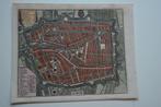 LEIDEN PLATTEGROND ANNO 1742 ISAAK TIRION KOPERGRAVURE E64, Boeken, Atlassen en Landkaarten, Gelezen, Overige atlassen, Verzenden
