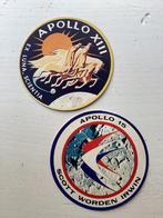 2 stickers Apollo XIII en Apollo 15, Verzenden, Zo goed als nieuw
