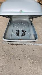 Te koop aangeboden een grijze dakkoffer., Ophalen of Verzenden, Gebruikt