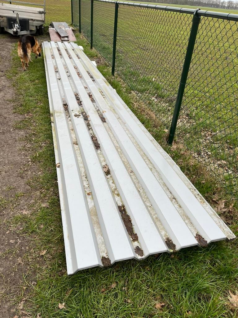 Damwand platen panelen dakplaten, Doe-het-zelf en Verbouw, Platen en Panelen, Ophalen, Zo goed als nieuw