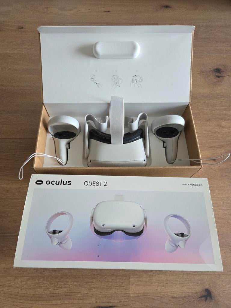 Meta Oculus Quest 2 256GB VR-bril - Zo goed als nieuw, Spelcomputers en Games, Virtual Reality, Ophalen of Verzenden, Zo goed als nieuw