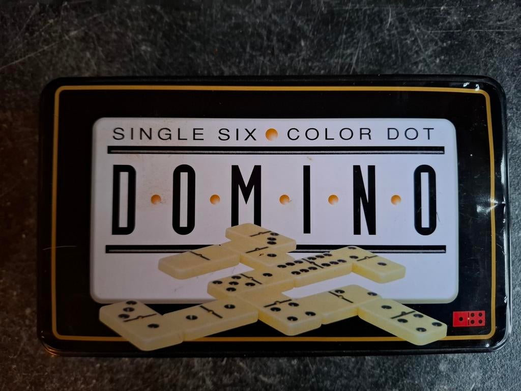 Zware kwaliteit domino in blik. Nieuw, Ophalen of Verzenden, Nieuw