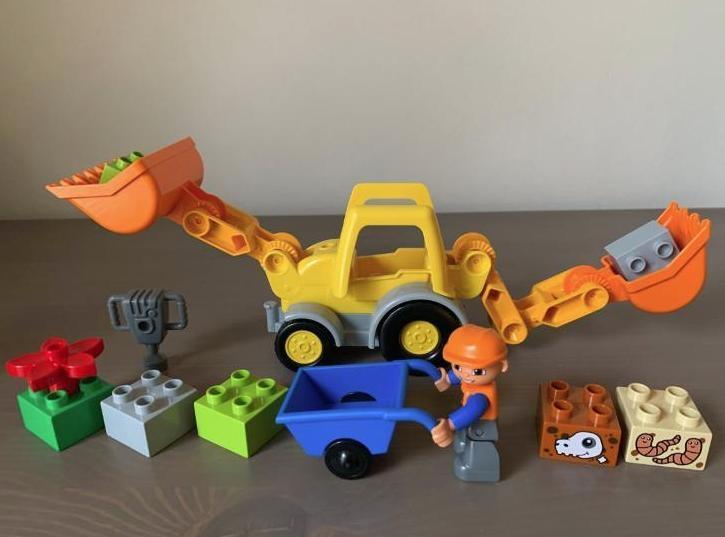 Duplo 10811 - Graafmachine, Ophalen of Verzenden, Gebruikt, Complete set, Duplo