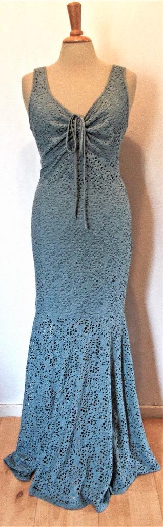 Prachtige kant look maxi dress van Orna Farho! 40, Kleding | Dames, Jurken, Zo goed als nieuw, Maat 38/40 (M), Overige kleuren