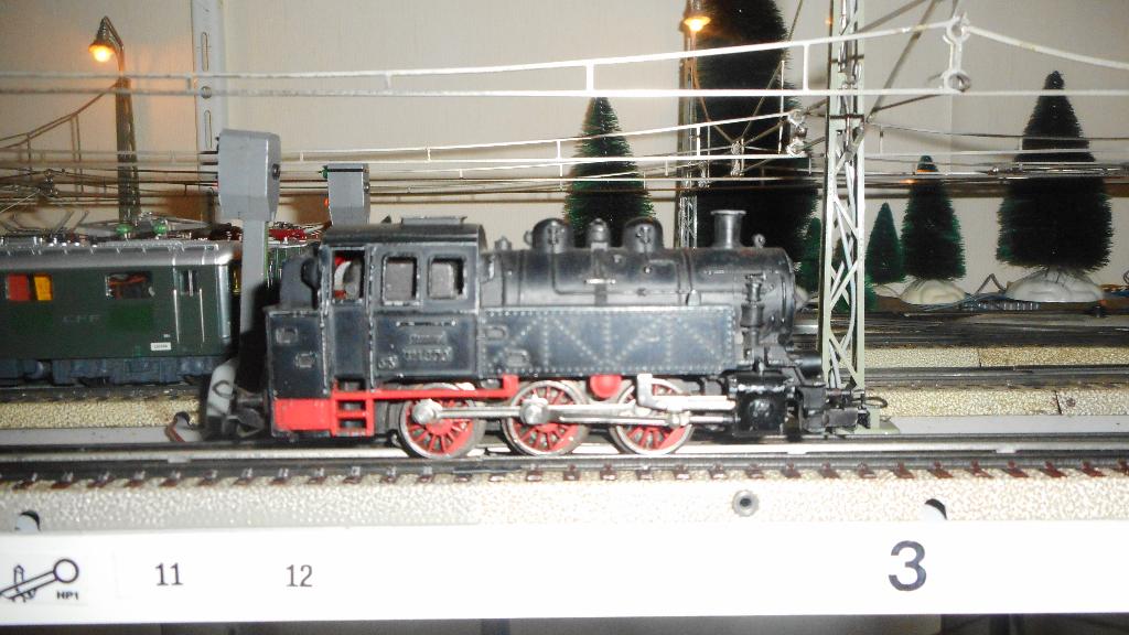 MARKLIN TM 800 Zware 3 assige tenderloc serie 80 DB jaren 50, Wisselstroom, Gebruikt, Locomotief, Ophalen of Verzenden